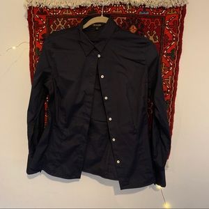 Massimo Dutti navy button down
